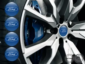 Ford Pegatina Silicona Edición Emblemas de Aro Custom